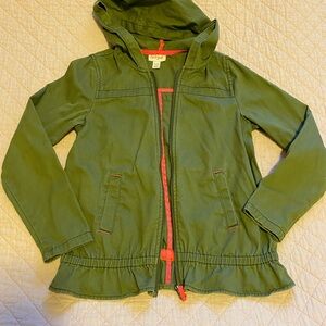 Cat & Jack Olive Green lightweight jacket